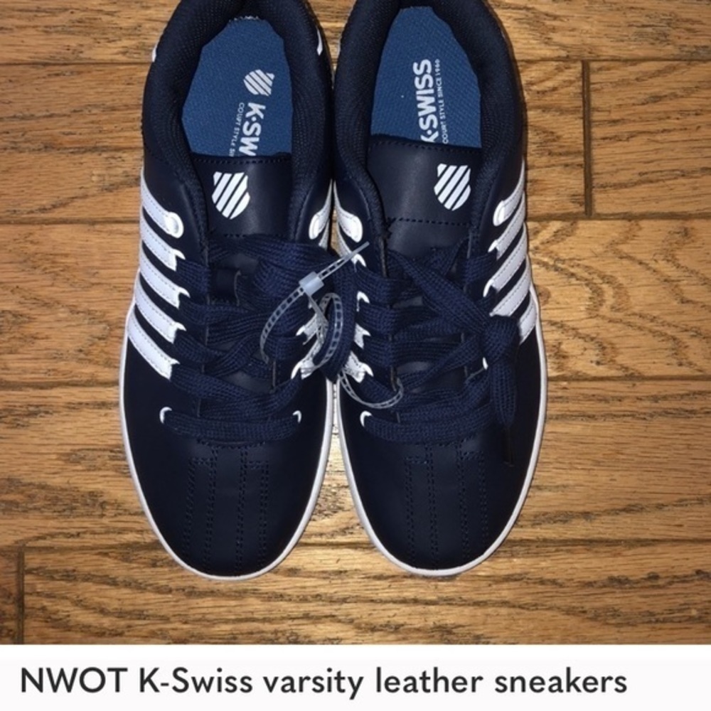 Nwot kswiss leather sneakers
